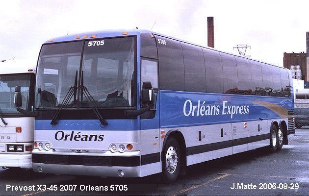 BUS/AUTOBUS: Prevost X3-45 2007 Orleans