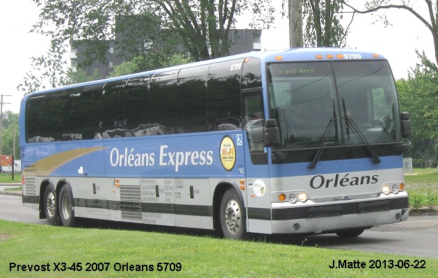 BUS/AUTOBUS: Prevost X3-45 2007 Orleans