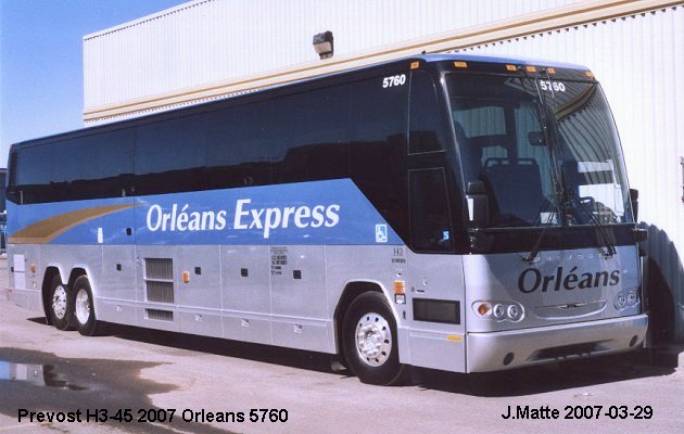 BUS/AUTOBUS: Prevost H3-45 2007 Orleans