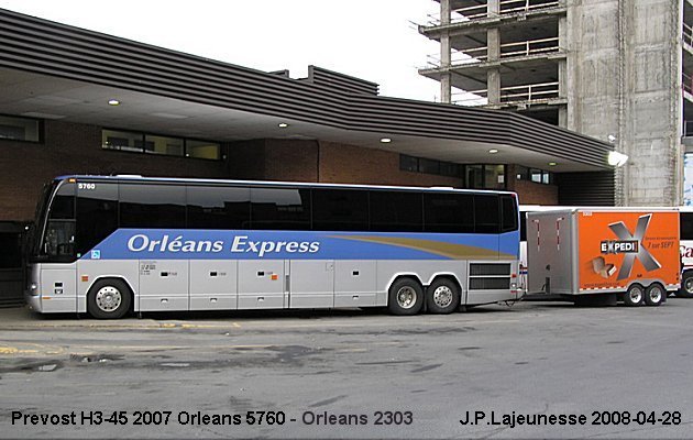 BUS/AUTOBUS: Prevost H3-45 2007 Orleans