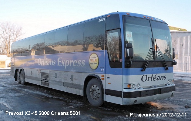 BUS/AUTOBUS: Prevost X3-45 2008 Orleans