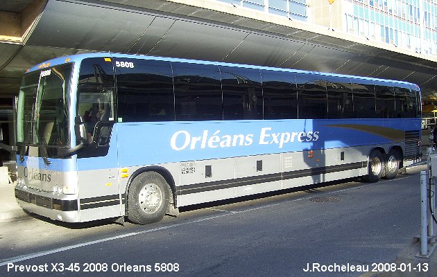 BUS/AUTOBUS: Prevost X3-45 2008 Orleans