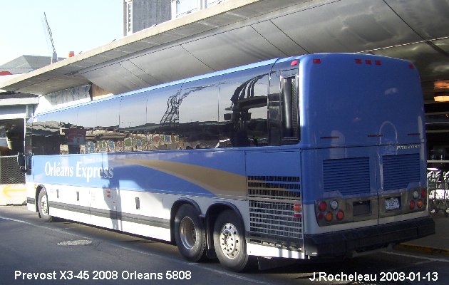 BUS/AUTOBUS: Prevost X3-45 2008 Orleans