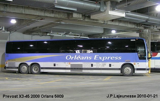 BUS/AUTOBUS: Prevost X3-45 2008 Orleans