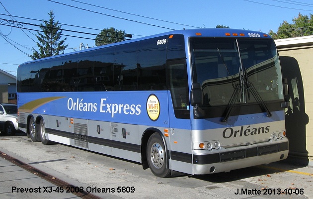 BUS/AUTOBUS: Prevost X3-45 2008 Orleans