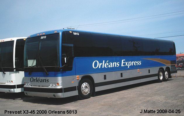 BUS/AUTOBUS: Prevost X3-45 2008 Orleans