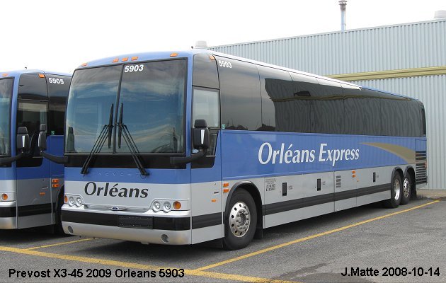 BUS/AUTOBUS: Prevost X3-45 2009 Orleans