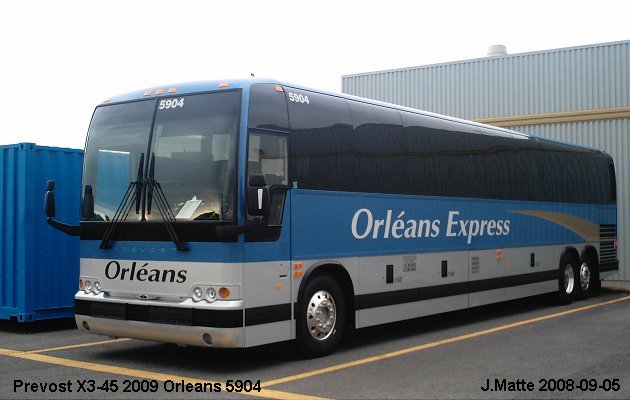 BUS/AUTOBUS: Prevost X3-45 2009 Orleans