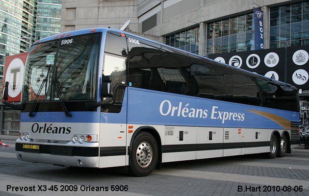 BUS/AUTOBUS: Prevost X3-45 2009 Orleans