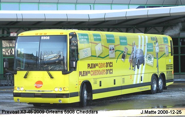 BUS/AUTOBUS: Prevost X3-45 2009 Orleans