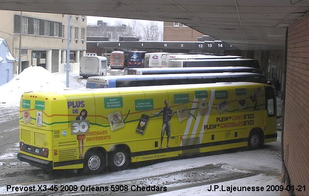 BUS/AUTOBUS: Prevost X3-45 2009 Orleans