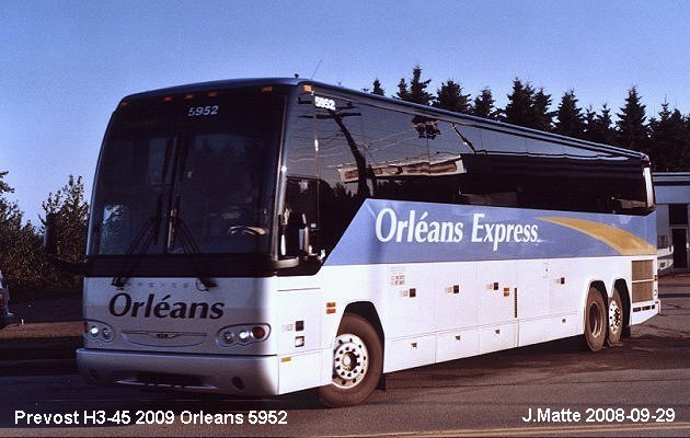 BUS/AUTOBUS: Prevost H3-45 2009 Orleans