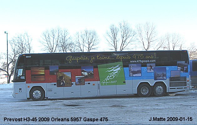 BUS/AUTOBUS: Prevost H3-45 2009 Orleans