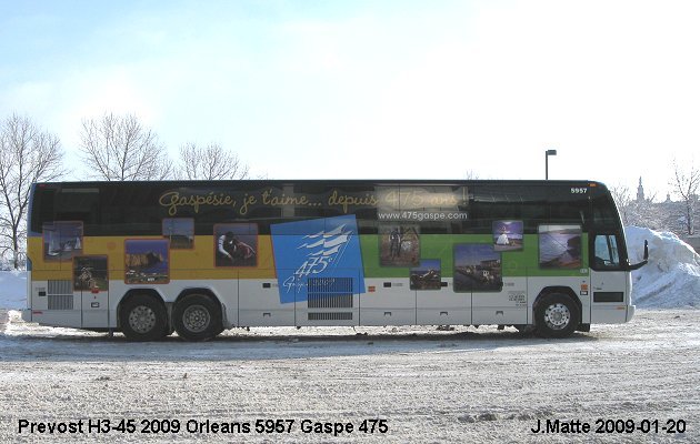 BUS/AUTOBUS: Prevost H3-45 2009 Orleans