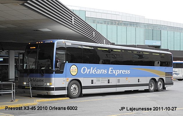 BUS/AUTOBUS: Prevost X3-45 2010 Orleans