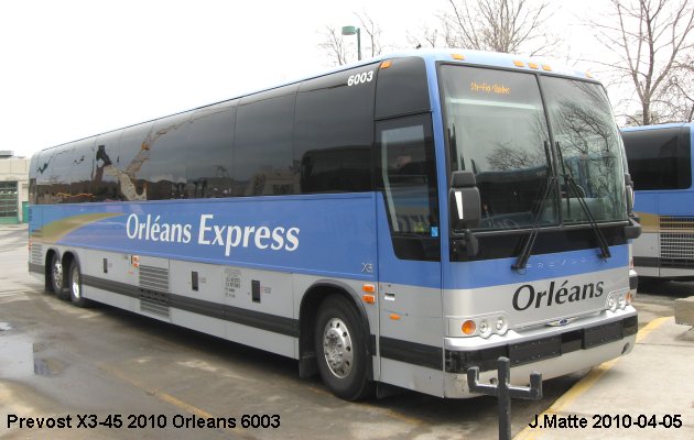 BUS/AUTOBUS: Prevost X3-45 2010 Orleans