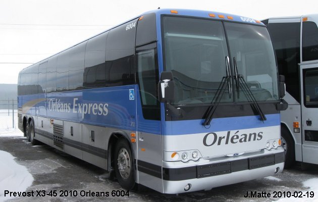 BUS/AUTOBUS: Prevost X3-45 2010 Orleans