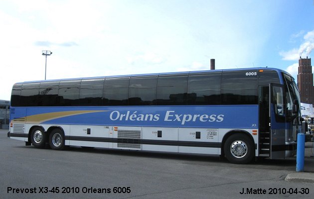 BUS/AUTOBUS: Prevost X3-45 2010 Orleans