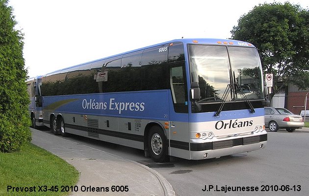 BUS/AUTOBUS: Prevost X3-45 2010 Orleans