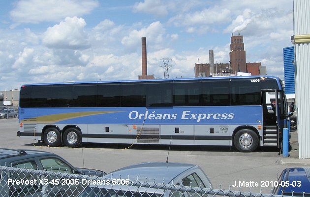 BUS/AUTOBUS: Prevost X3-45 2010 Orleans