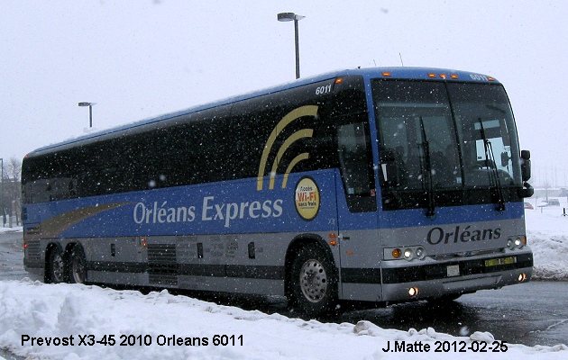 BUS/AUTOBUS: Prevost X3-45 2010 Orleans