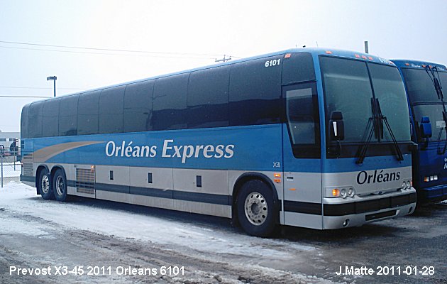 BUS/AUTOBUS: Prevost X3-45 2011 Orleans