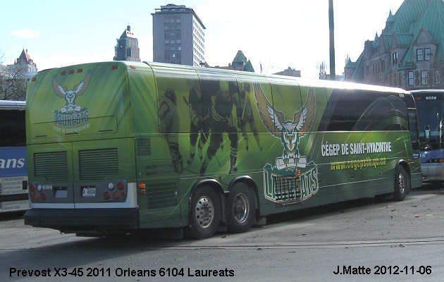 BUS/AUTOBUS: Prevost X3-45 2011 Orleans