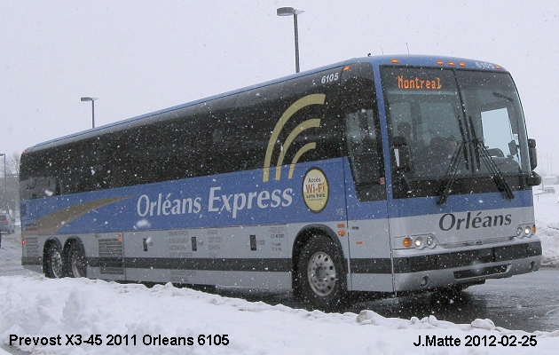 BUS/AUTOBUS: Prevost X3-45 2011 Orleans