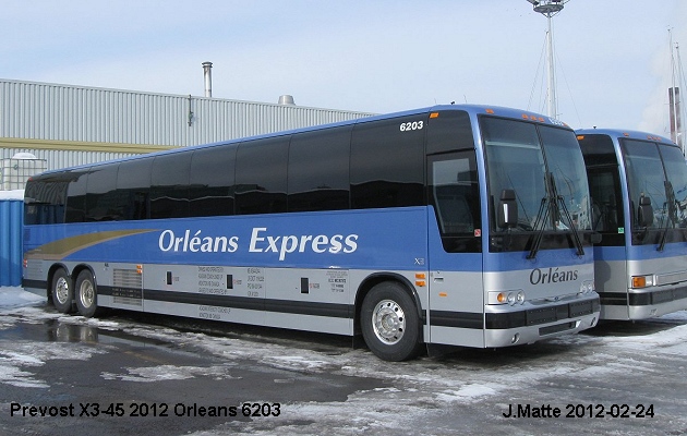 BUS/AUTOBUS: Prevost X3-45 2012 Orleans