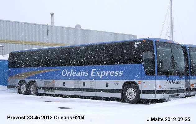 BUS/AUTOBUS: Prevost X3-45 2012 Orleans