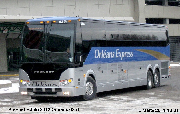 BUS/AUTOBUS: Prevost H3-45 2012 Orleans