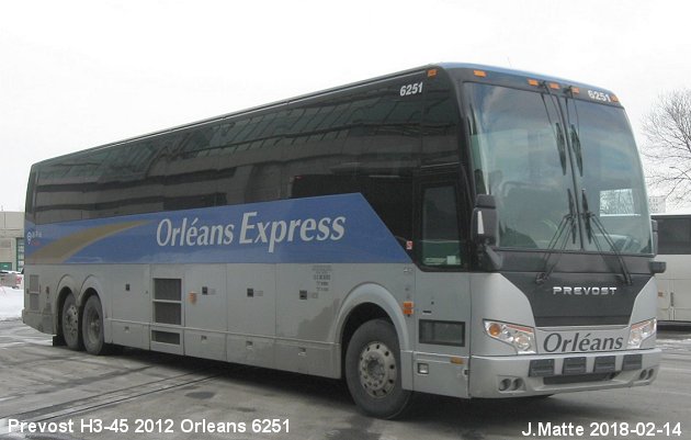 BUS/AUTOBUS: Prevost H3-45 2012 Orleans