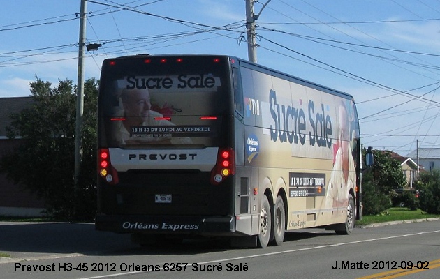 BUS/AUTOBUS: Prevost H3-45 2012 Orleans