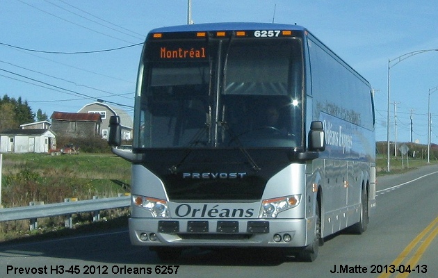 BUS/AUTOBUS: Prevost H3-45 2012 Orleans