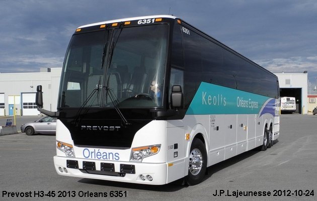 BUS/AUTOBUS: Prevost H3-45 2013 Orleans