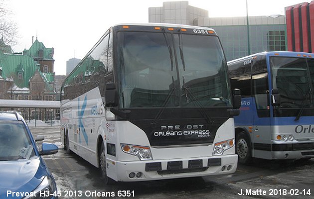 BUS/AUTOBUS: Prevost H3-45 2013 Orleans