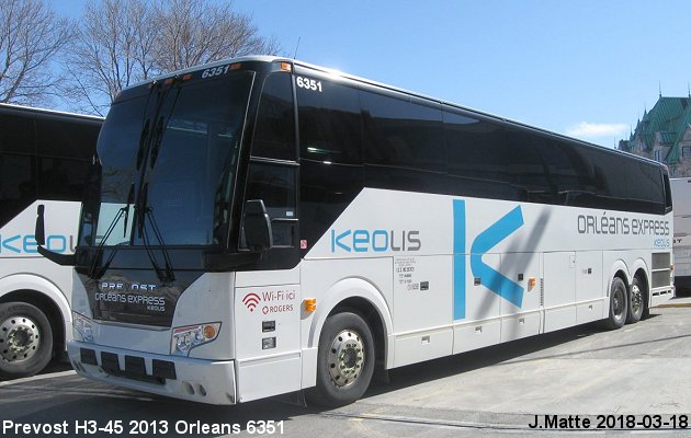 BUS/AUTOBUS: Prevost H3-45 2013 Orleans