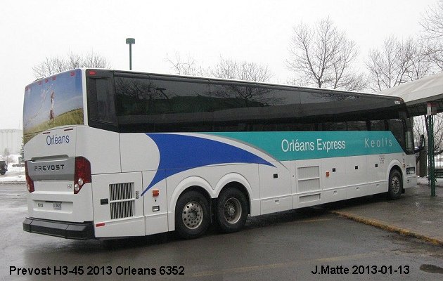 BUS/AUTOBUS: Prevost H3-45 2013 Orleans