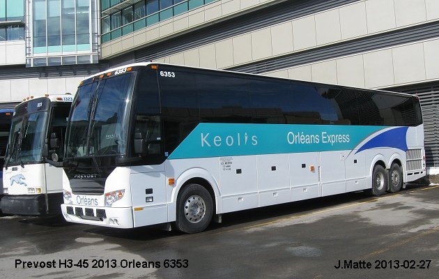 BUS/AUTOBUS: Prevost H3-45 2013 Orleans