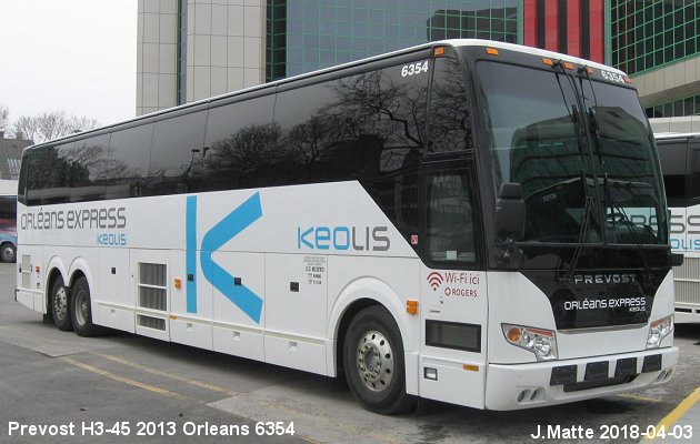 BUS/AUTOBUS: Prevost H3-45 2013 Orleans