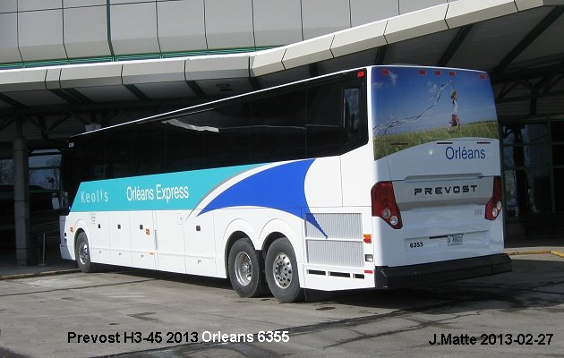 BUS/AUTOBUS: Prevost H3-45 2013 Orleans