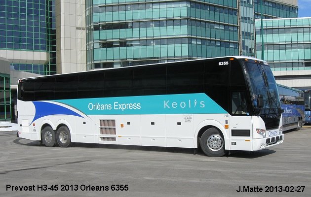 BUS/AUTOBUS: Prevost H3-45 2013 Orleans