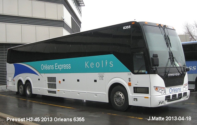 BUS/AUTOBUS: Prevost H3-45 2013 Orleans