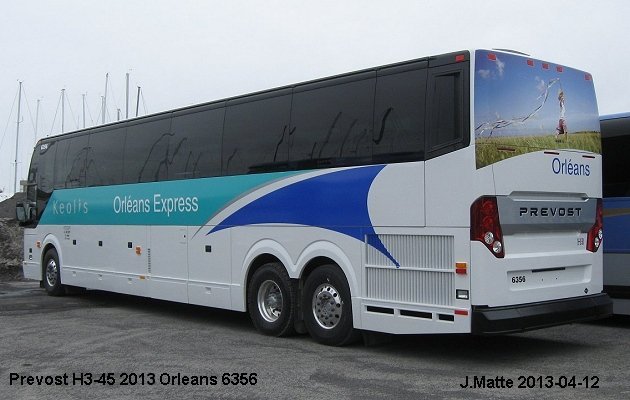 BUS/AUTOBUS: Prevost H3-45 2013 Orleans