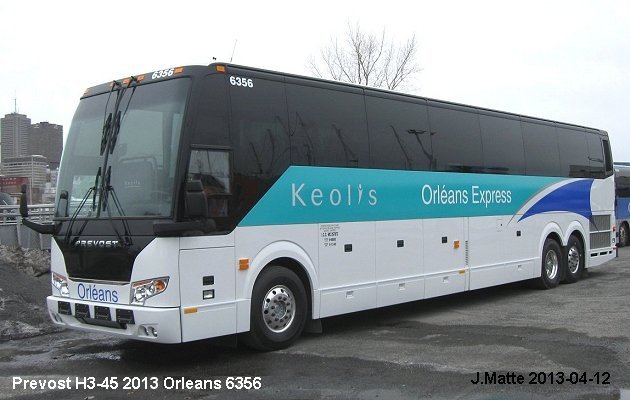 BUS/AUTOBUS: Prevost H3-45 2013 Orleans