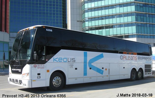 BUS/AUTOBUS: Prevost H3-45 2013 Orleans