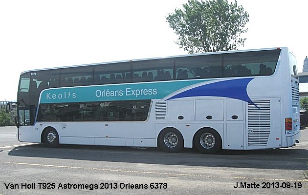 BUS/AUTOBUS: Van Hool TD925 Astromega 2013 Orleans