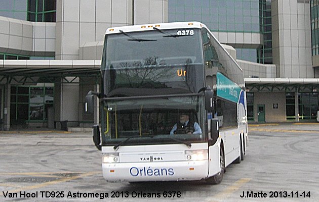 BUS/AUTOBUS: Van Hool TD925 Astromega 2013 Orleans