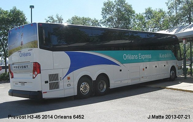 BUS/AUTOBUS: Prevost H3-45 2014 Orleans