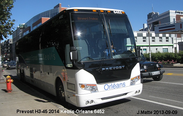 BUS/AUTOBUS: Prevost H3-45 2014 Orleans